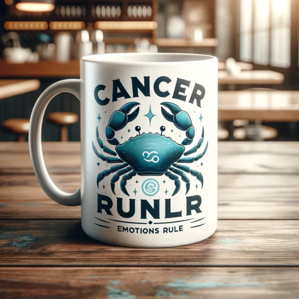 🦀 Cancer Coffee Mug – Nurturing, Intuitive & Protective | Zodiac Collection