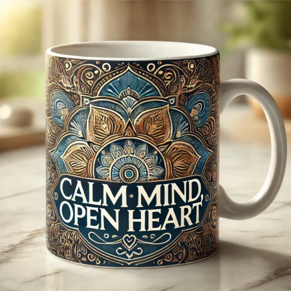 🌀 Mandala Harmony Mug | Calming Mandala Design for Peaceful Sips