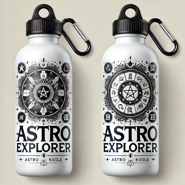 🔮 AstroQuest Sipper Bottle | Explore the Zodiac with Every Sip