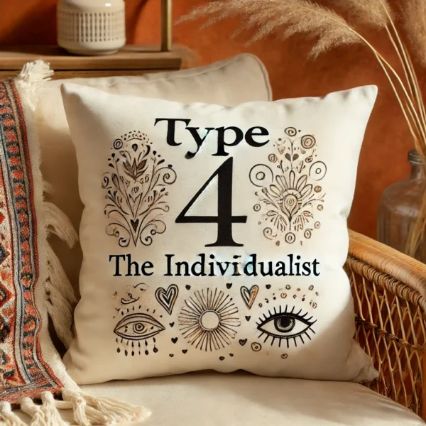 🎨 Type 4 Individualist Cushion | Creative Soul Comfort