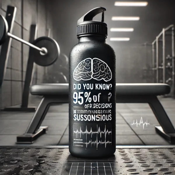 🔍 Psychology Fact Sipper | Subconscious Decisions Bottle